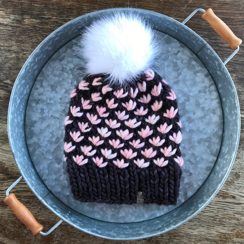 Adult Merino Lotus Beanie 10