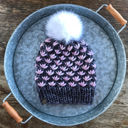 Adult Merino Lotus Beanie 11