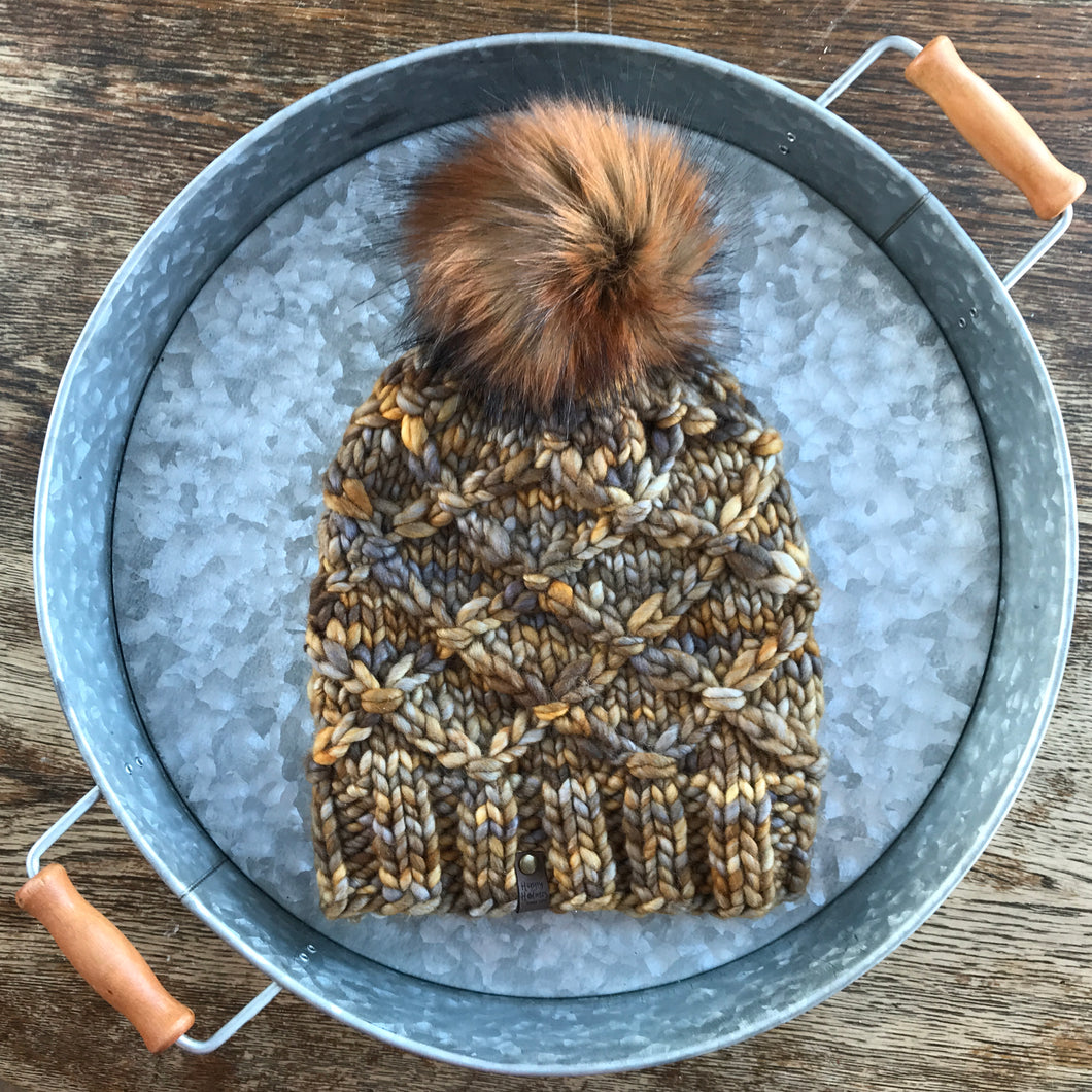 Adult Merino Diamond Beanie 18