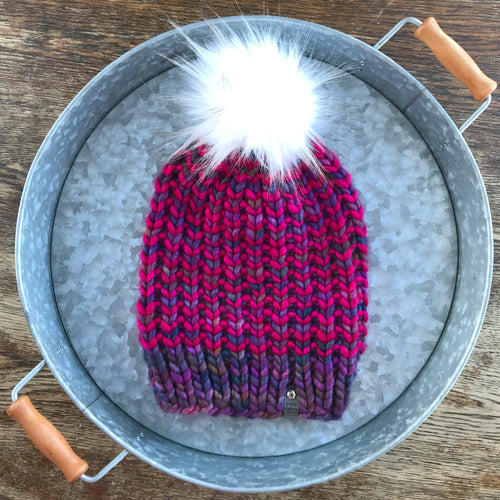 Adult Merino Riverbend Beanie 22
