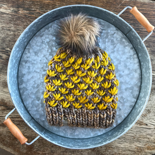 Adult Merino Lotus Beanie 2