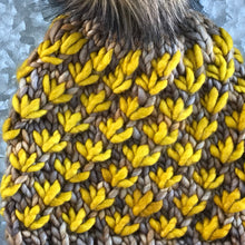 Load image into Gallery viewer, Adult Merino Lotus Beanie 2
