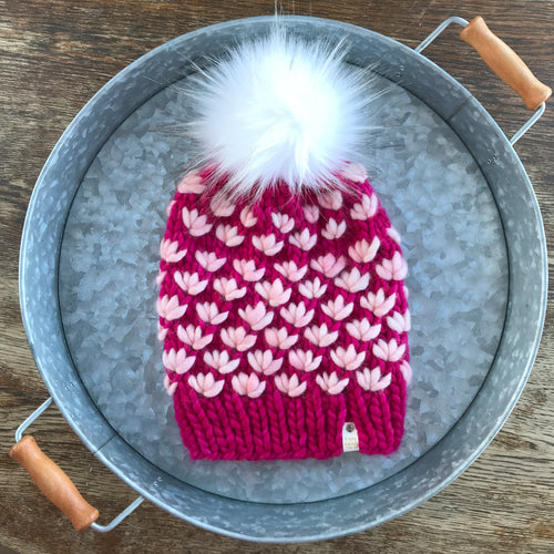 Adult Merino Lotus Beanie 4