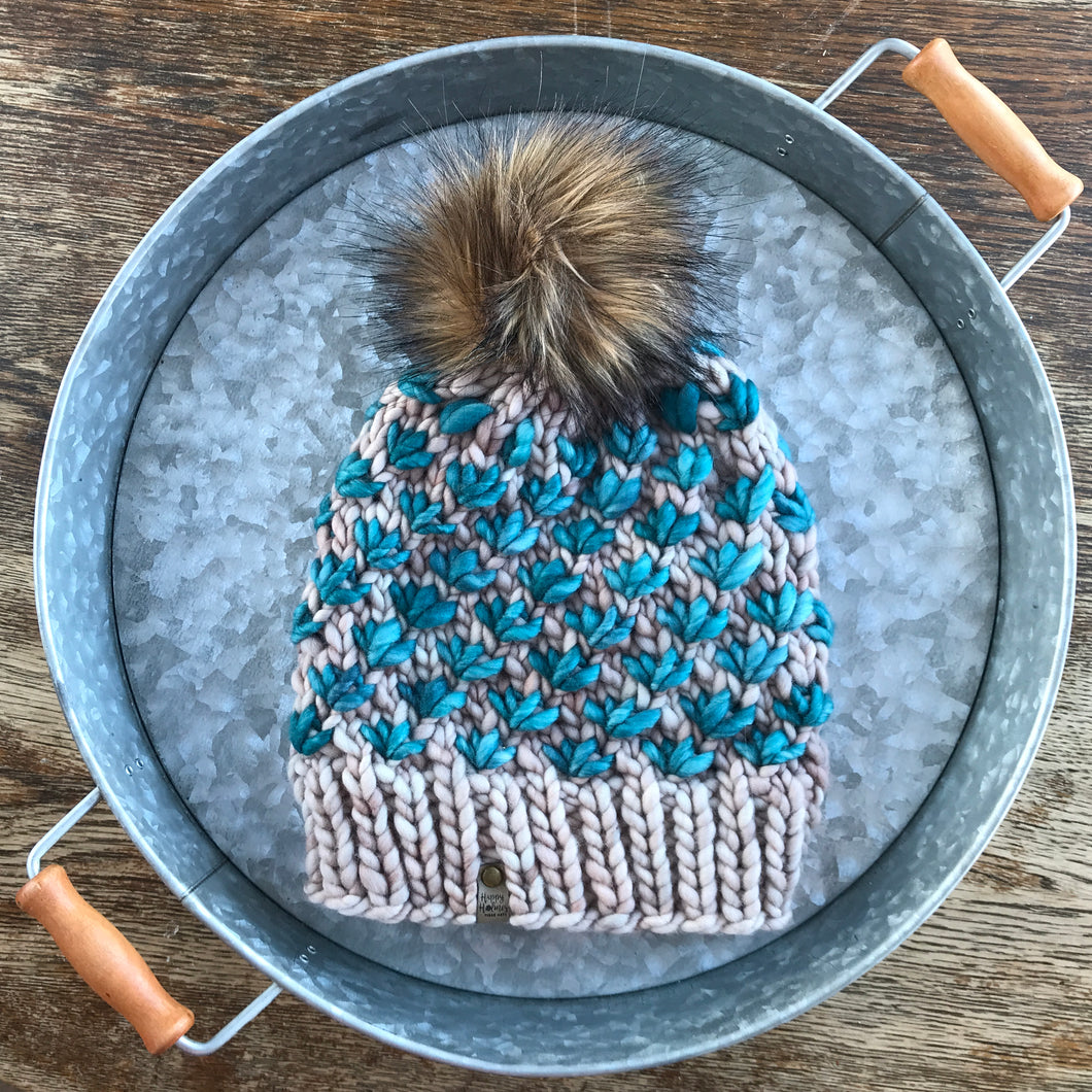 Adult Merino Lotus Beanie 7