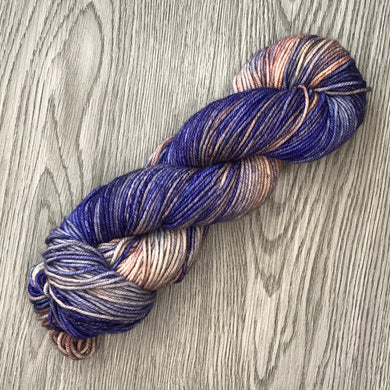 Periwinkle and Peaches DK