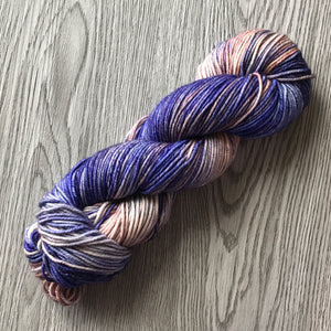 Periwinkle and Peaches DK