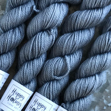 Load image into Gallery viewer, Storm Grey Mini Skein 80/20 sock