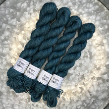 Load image into Gallery viewer, Teal Mini Skein 80/20 sock