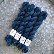Load image into Gallery viewer, Midnight Mini Skein 80/20 sock