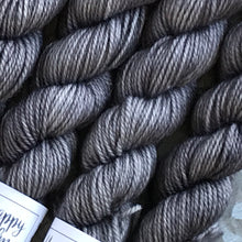 Load image into Gallery viewer, Grey Mini Skein 80/20 sock