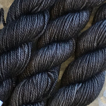 Load image into Gallery viewer, Black Mini Skein 80/20 sock