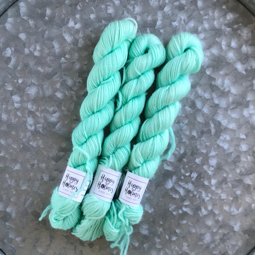 Aqua Mini Skein 80/20 sock
