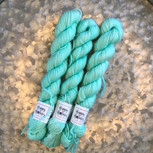 Load image into Gallery viewer, Aqua Mini Skein 80/20 sock