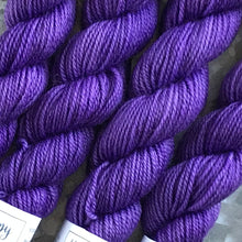 Load image into Gallery viewer, Grape Juice Mini Skein 80/20 sock