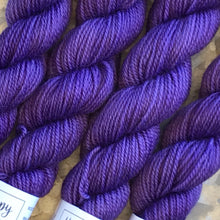Load image into Gallery viewer, Grape Juice Mini Skein 80/20 sock