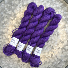 Load image into Gallery viewer, Grape Juice Mini Skein 80/20 sock
