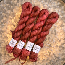 Load image into Gallery viewer, Terra Cotta Mini Skein 80/20 sock