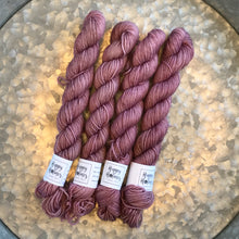 Load image into Gallery viewer, Antique Mauve Mini Skein 80/20 sock