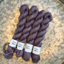 Load image into Gallery viewer, Soft Purple Mini Skein 80/20 sock