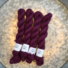 Load image into Gallery viewer, Wine Mini Skein 80/20 sock