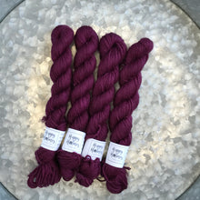 Load image into Gallery viewer, Wine Mini Skein 80/20 sock