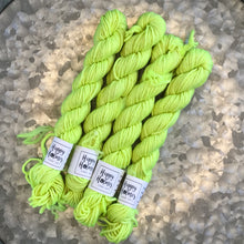 Load image into Gallery viewer, Mini Skein DK - Fluorescent Yellow