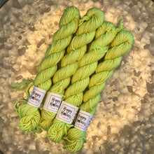 Load image into Gallery viewer, Mini Skein DK - Fluorescent Yellow