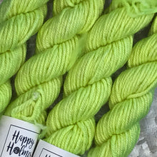 Load image into Gallery viewer, Mini Skein DK - Fluorescent Yellow