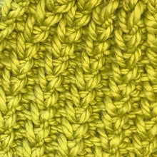Load image into Gallery viewer, Braided Hearts Beanie - Adult Leaf with White Pom Pom  HS1
