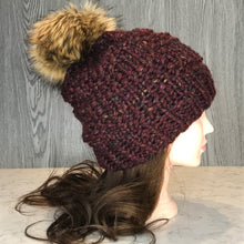Load image into Gallery viewer, Etta Hat Maroon EA1