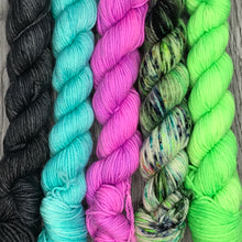 Load image into Gallery viewer, Mini Skein Set - Neon -  80/20 sock