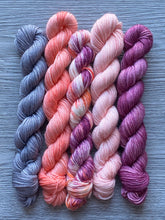 Load image into Gallery viewer, Peachy purple mini set -  80/20 sock