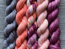 Load image into Gallery viewer, Peachy purple mini set -  80/20 sock